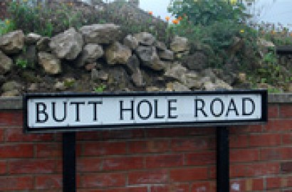 Residents of Butt Hole Lane dump their street name